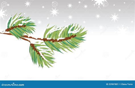 Snow Border Illustration Stock Image - Image: 22987801