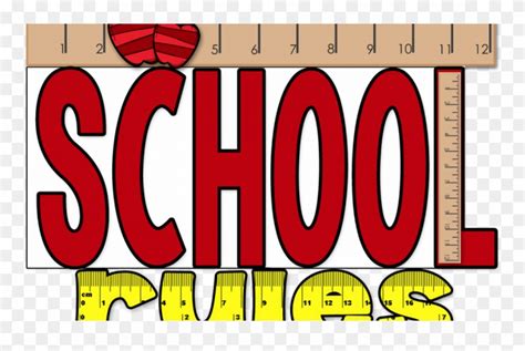 School Rules - School Rules Clipart - Png Download (#1989785) - PinClipart