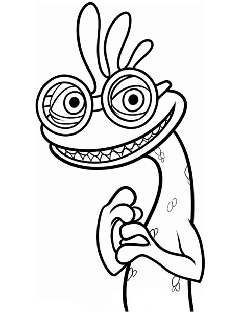 Monsters University Coloring Pages - Best Coloring Pages For Kids