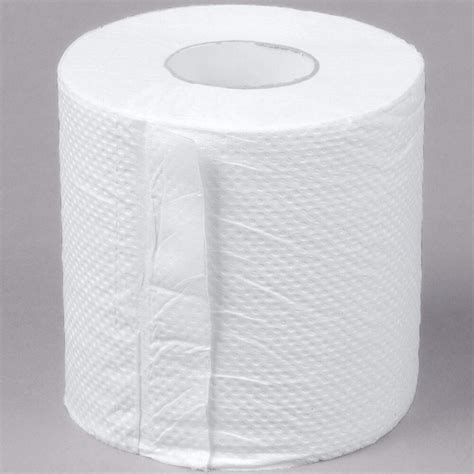 Lavex Janitorial Individually-Wrapped 2-Ply 500 Sheet Toilet Paper Roll - 24/Pack