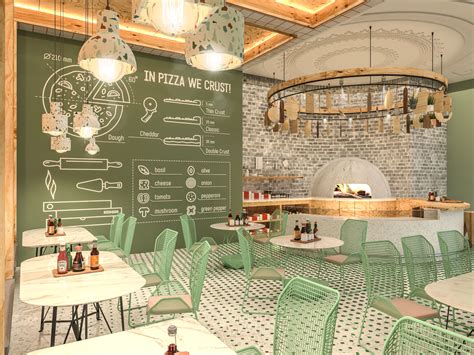 Italian_pizzeria_restaurant_interior_design | Coffee shop interior design, Restaurant design ...