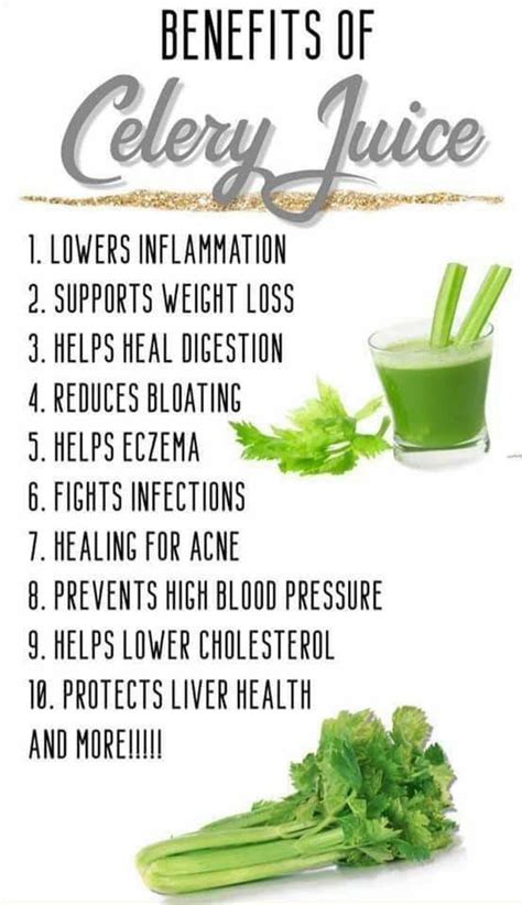 Juice Benefits Chart - health benefits