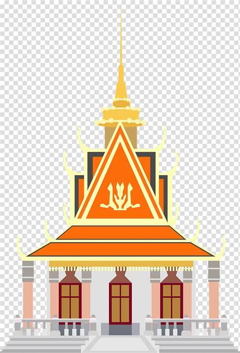 Khmer Pagoda Cartoon - Best Decorations