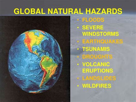 Natural Hazards and Disasters