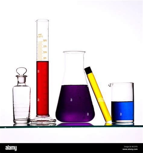 Science lab equipment / test tubes Stock Photo - Alamy