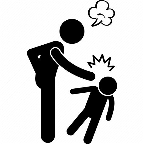 Abuse, abusive, bully, child, hit, physical, slap icon - Download on Iconfinder