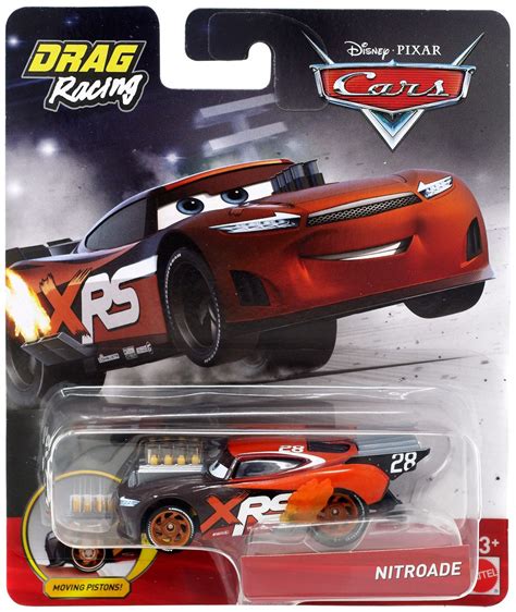 Disney Pixar Cars Cars 3 Drag Racing Nitroade 155 Diecast Car Mattel Toys - ToyWiz