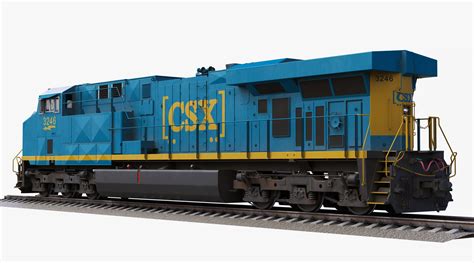 3D locomotive ge es44ac csx - TurboSquid 1422779