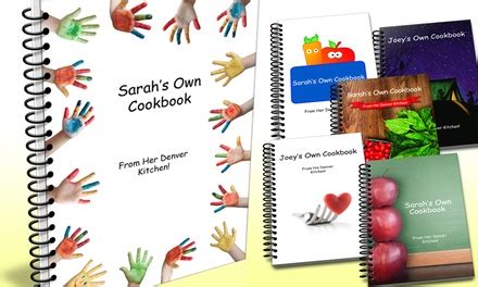 Personalized Kids' Cookbooks - Family Cookbook Project | Groupon