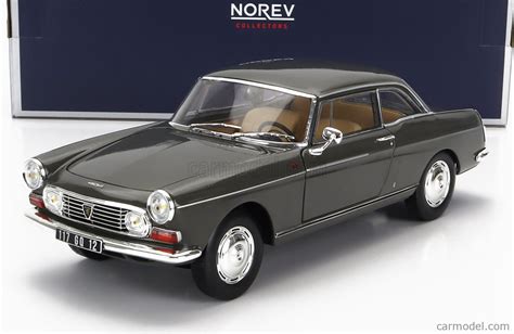 NOREV 184834 Scale 1/18 | PEUGEOT 404 COUPE 1967 GRAPHITE GREY