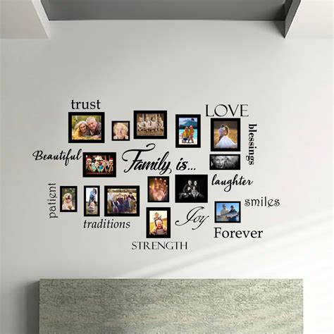 Family Photo Wall Decals — The Sticker Shop