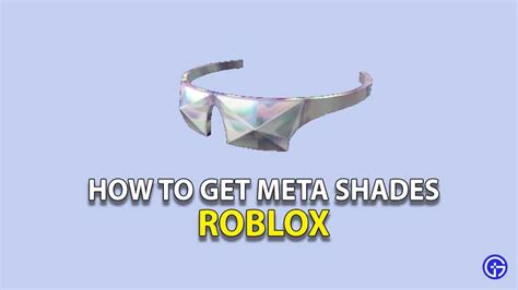 Roblox: How To Get Meta Shades For Free | Ready Player Two