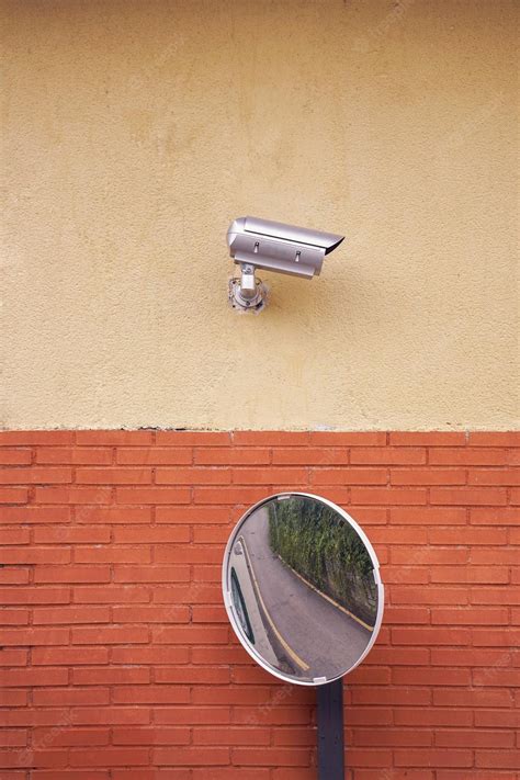 Premium Photo | Security camera on the building wall