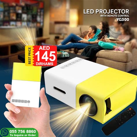 LED Projector with Remote Control - basicuae.com