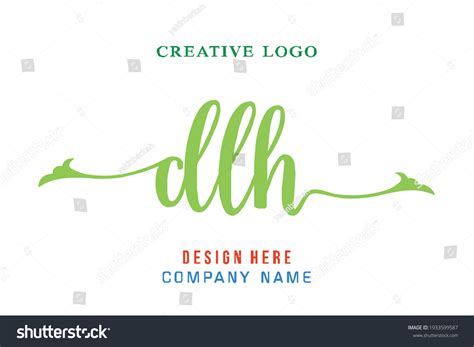 Dlh Lettering Logo Simple Easy Understand Stock Vector (Royalty Free) 1933599587 | Shutterstock