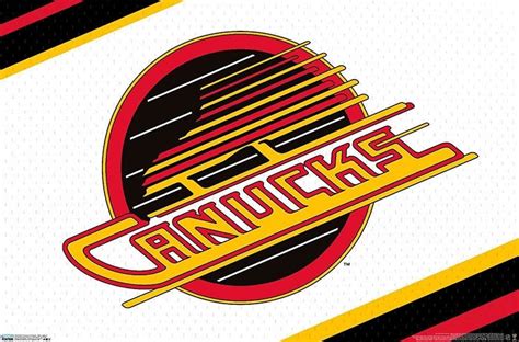 Vancouver Canucks "Flying-Skate" Retro-1985-97-Style Official NHL Hock ...