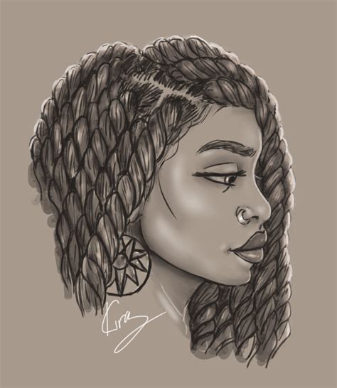 African American Woman Drawing at GetDrawings | Free download