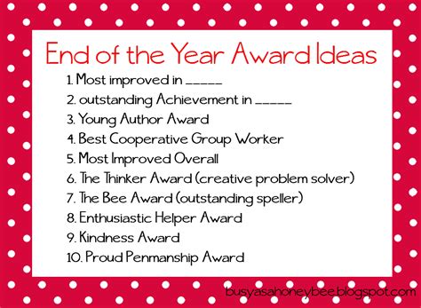 Busy as a Honey Bee: AWARDS! (but not for me!)