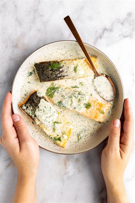 Creamy Garlic Herb Salmon - The Bold Appetite