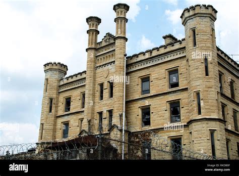 Old abandoned prison/jail in Illinois, USA Stock Photo - Alamy