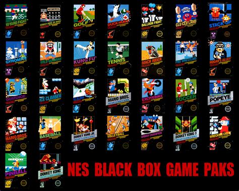 The Great Video Games: The Black Box Games (NES, 1984-87)