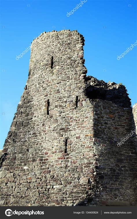 Tower of Carmarthen Castle — Stock Photo © lenschanger #134400824