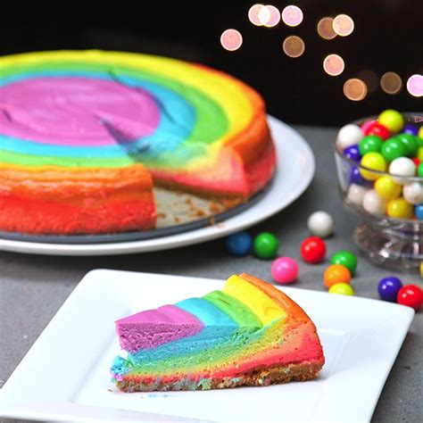 Rainbow Cheesecake