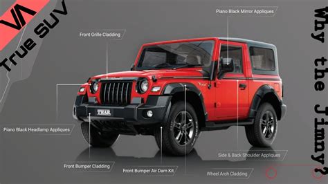 The new mahindra THAR... accessories, price, competition, variants - YouTube