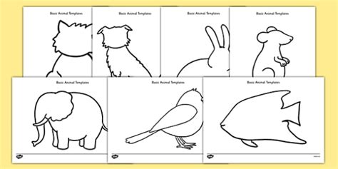 Outlines of Animals | Primary Resources