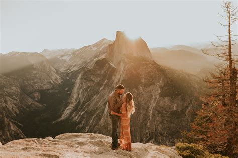 Sunrise Glacier Point Engagement Session