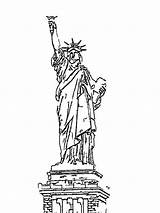 Free Printable Statue Of Liberty Coloring Pages For Kids sketch template