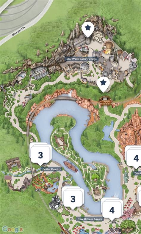 Star Wars: Galaxy's Edge Map and New Disneyland Guidemap Debut