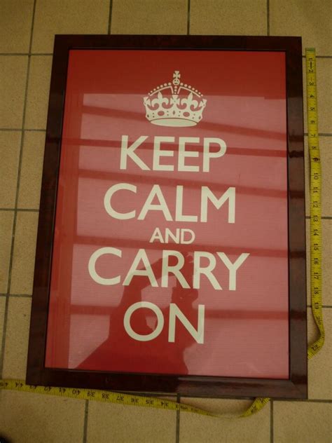 "KEEP CALM & CARRY ON" Wartime inspired air-raid posters NOW TO CLEAR V. CHEAP!! | eBay