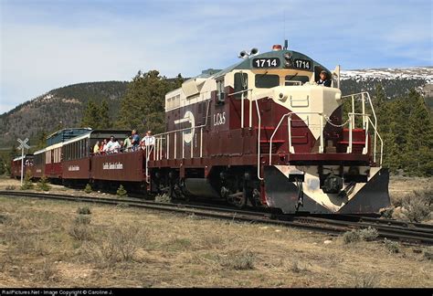 The Leadville Colorado and Southern is returning back to the station ...