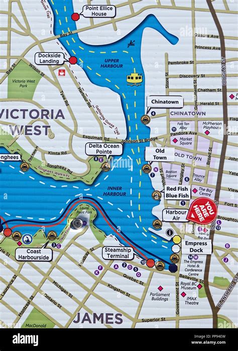 Victoria, Bc Map