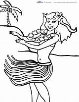 Print Luau Free Coloring Pages sketch template
