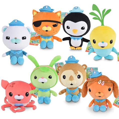 14 19CM Original Octonauts Plush toysOctoplush Peso Kwazii Captain Barnacles Soft Stuffed animal ...