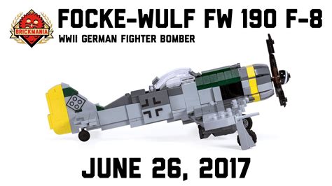 Focke-Wulf Fw 190 F-8 - Custom Military Lego - YouTube