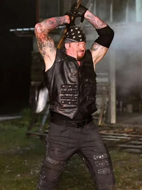 The Undertaker Boneyard Match Black Vest