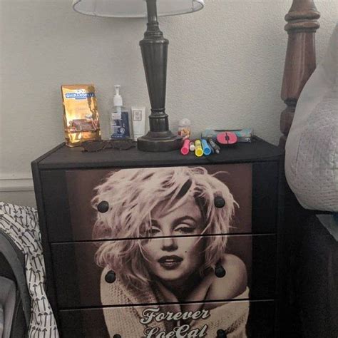 Sugar Coated New 3 Drawer Chest Nightstand Marilyn Monroe | Etsy 3 Drawer Chest, Chest Of ...