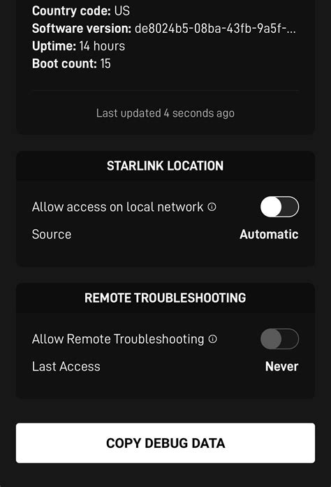 New Starlink Location feature for local devices? : r/Starlink