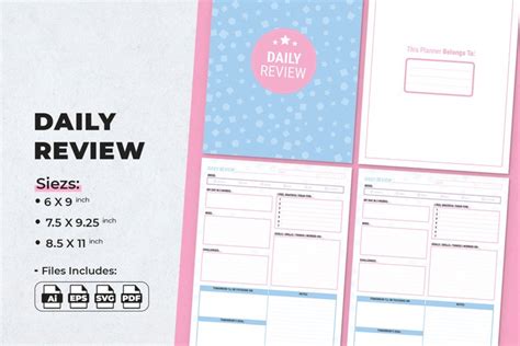 Daily Review | Planner Template