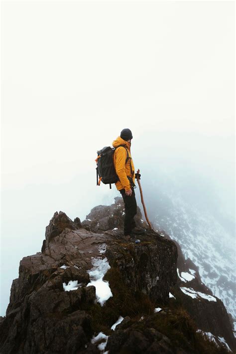 Hiker at Helvellyn summit in the English | Premium Photo - rawpixel