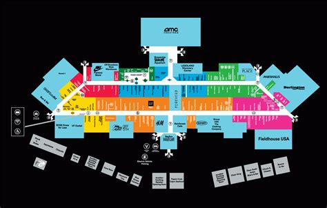 Map Of The Parks Mall In Arlington Texas - Printable Maps