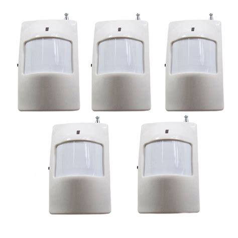 5x Wireless PIR Motion Sensor Detector For Home Security Alarm System ...