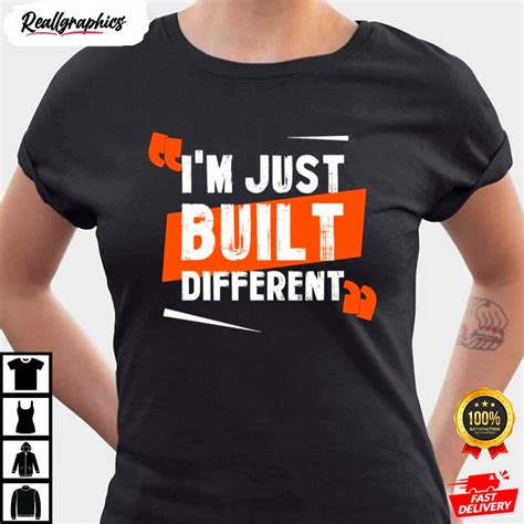 Im Just Built Different Shirt - Reallgraphics