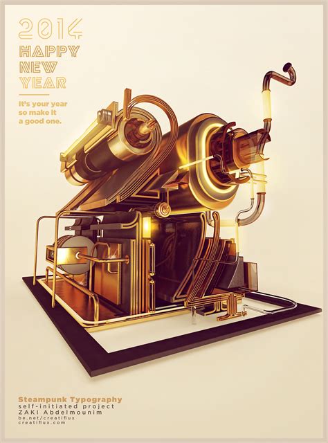 2014 Steampunk Poster on Behance