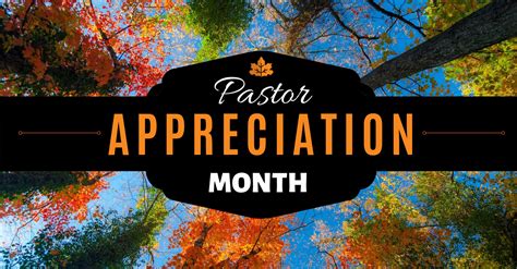 October is Pastor Appreciation Month! | Fort George Baptist Church