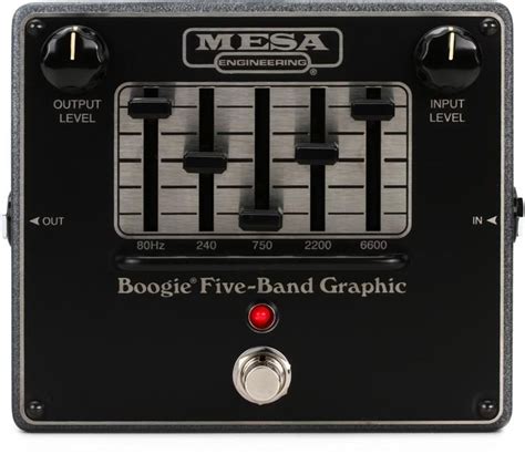 Mesa/Boogie Boogie Five-band Graphic EQ Pedal | Sweetwater