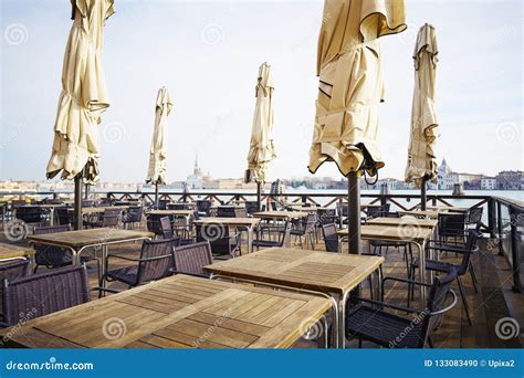 Restaurant Terrace view stock photo. Image of break - 133083490